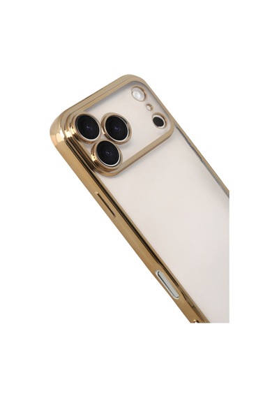 Apple iPhone Uyumlu 17 Pro Max Uyumlu Razer Lensli Silikon Kılıf - Sarı