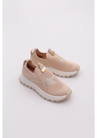 Dgn 302 Kadin Sneaker Ayakkabi Bej