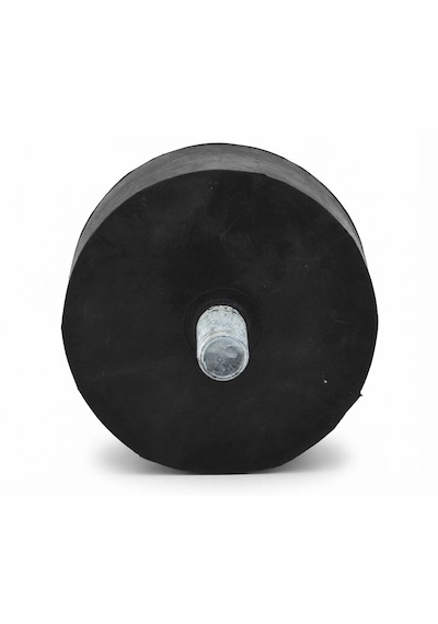 M16 X 100 Mm Kauçuk Titreşim Takozu, Sarsıntı Engelleyici Sönümleyici Ayak 2 Adet Somun