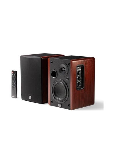 Presonus Eris Accent Bt Bluetooth 5.3 Aktif Kitaplık Hoparlör Çift 4 İnç Woofer, 1 İnç İpek Kubbe Tweeter, 6