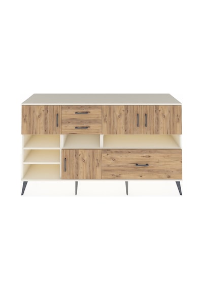 Kronos Konsol 7 Raflı 3 Çekmeceli 4 Kapaklı 176x59x99 Aytaşı-çam Atlas Çam - Aytası