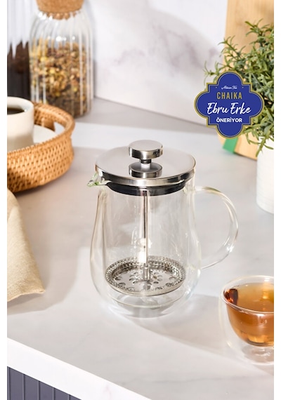 Karaca Pia Kiku French Press 600 Ml Şeffaf