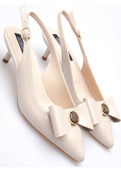 Alewomen Margaret Krem Rugan 8 Cm Topuklu Fiyonk Toka Detaylı Arkası Açık Kadın Ayakkabısı Bej Krem Rugan Alewomen Margaret Krem Rugan 8 Cm Topuklu Fiyonk Toka Detaylı Arkası Açık Kadın Ayakkabısı Bej Krem Rugan