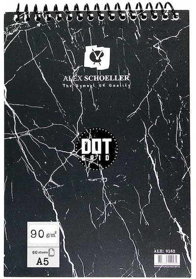 Alex Schoeller Dot Grid Noktalı Defter A5 90 G 60 Yp
