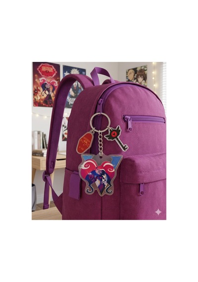 Owl Bag Hazbin Hotel Velvette Karakteri Desenli Charmlı Acrylic Anahtarlık Çanta Süsü Mıx