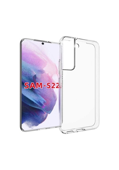 Galaxy S22 Kılıf Zore Şeffaf Ince Ve Esnek Süper Silikon Kılıf Renksiz