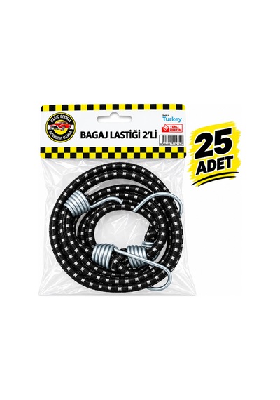 25'li Bagaj Gergi Lastiği 2'li