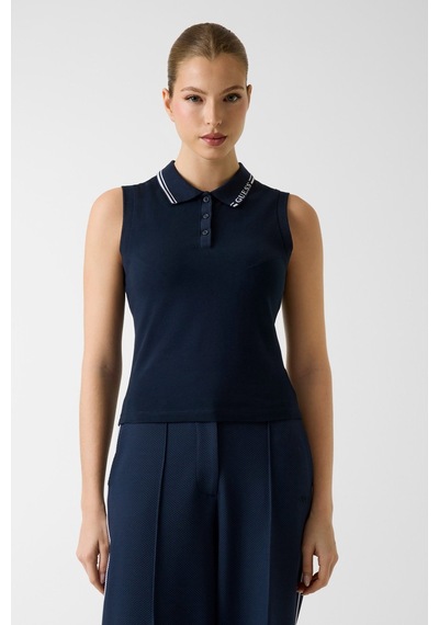 Guess Kadın Polo Yaka T-shirt Lacivert