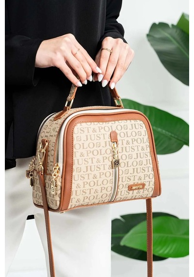 Just Polo Günlük Kombinlere Uygun Kadın Çantası 440113mh Kum Taba