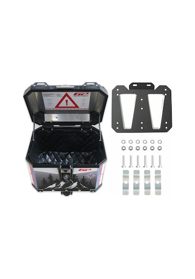 Gp Kompozit Dsn06 Universal 37 Lt Desenli Alüminyum Motosiklet Çantası Diğer