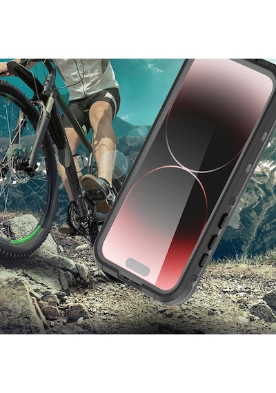 Apple Uyumlu  iPhone 15 Pro Max Kılıf 1-1 Su Geçirmez Kılıf