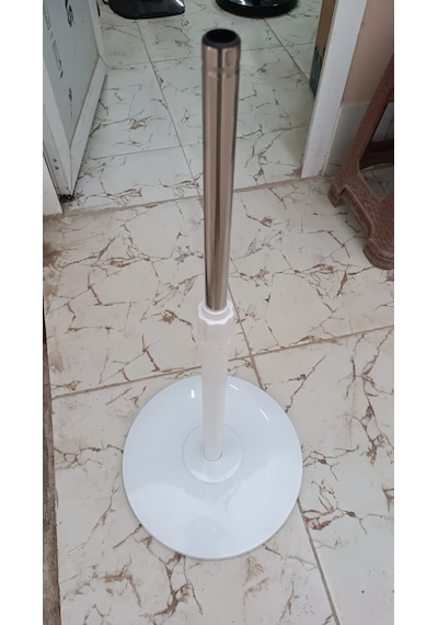 Vantilatör Ayağı Taban + Boru Set Beyaz Renk