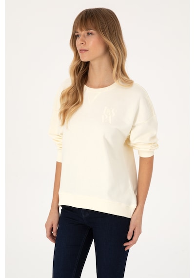 U.s. Polo Assn. Kadın Sweatshirt 50307787-vr256 İnci
