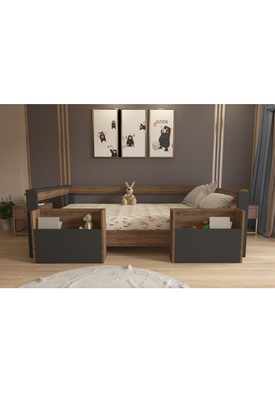 Herseycik Ninnimo Montessori 90X190 Yatak Uyumlu Karyola M1-24