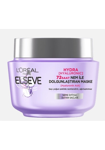 2 Adet Elseve Hydra Hyaluronik Asit Nem İle Dolgunlaştıran Maske 300ml