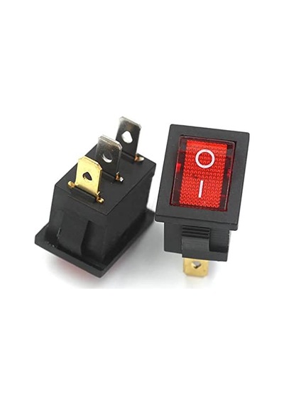 3 Pin Anahtar Ledli Kcd1 Rocker Switch Mini Buton On/off 10a 250v Işıklı