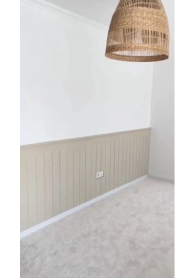 Dekoratif, Duvar Çıtası, Ahşap Duvar Paneli, Boyanabilir, Ham