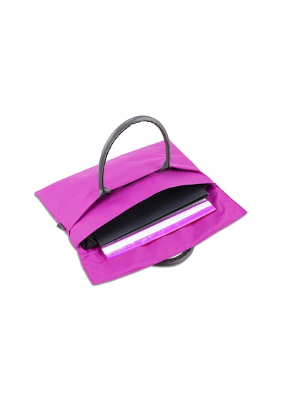 Classone Byn-el009 Wtxpro Su Geçirmez Kumaş 13-14 İnch Bayan Laptop, Notebook, Apple Uyumlu MacBook Air El Çantası- Tote Bag- Fuşya