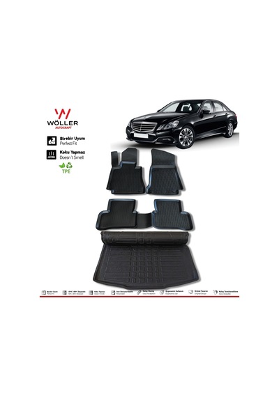 Mercedes E Serisi W212 Paspas Bagaj Havuzu 2009 2016 3D Wöller
