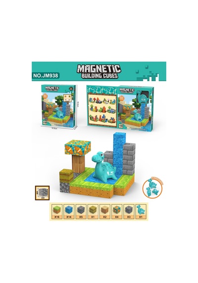 Magnetıc Küpler Eğitici Dinazorlar Jm930-jm939