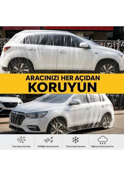 Hubrendy Sh Sunup Sn-38878 Xl Beden Pe Araç Örtüsü 4.8x7.5 Metre Dört Mevsim Dayanıklı Su Geçirmez V