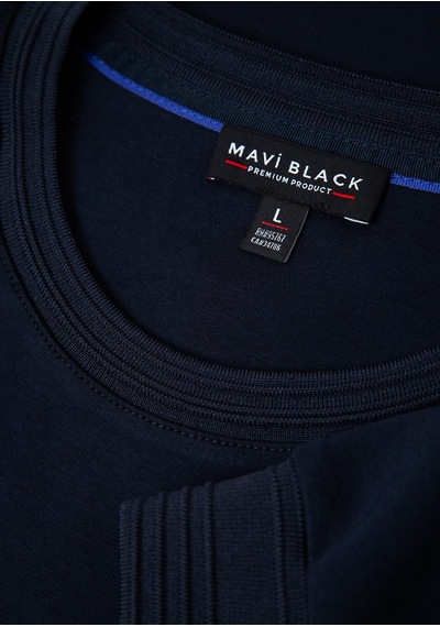 Mavi Mavi Black Sweatshırt Gece Lacivert Lacivert Erkek Sweatshirt M0s20106-70490