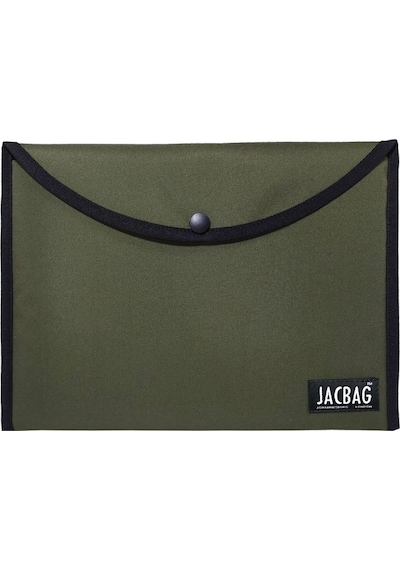 Jacbag Haki Yeşil Erkek A4 Çıtçıtlı Dosya Defter Tablet Ve Evrak Çantası