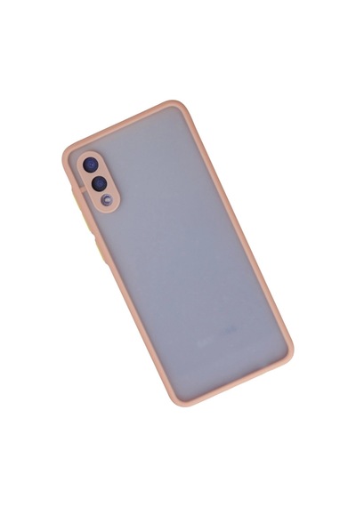 Samsung Uyumlu Galaxy A02 Kılıf Montreal Silikon Kapak Pembe\