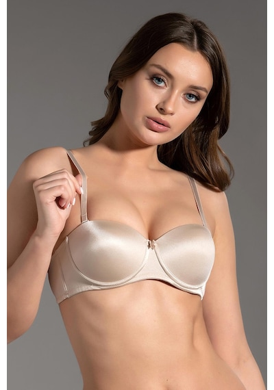 Basic Straplez Desteksiz Sütyen New Bra 7050 Ten