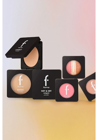 Flormar Yoğun Pigmentli Kompakt Pudra - Compact Powder - 092 Medium Soft Peach - 8682536051323