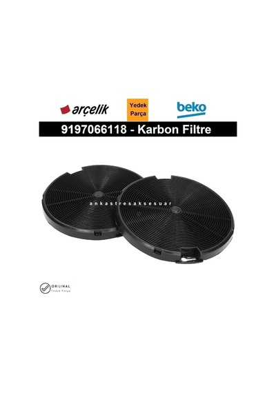 Arçelik Uyumlu P 184 G (8866951100) Aspiratör Karbon Filtre 9197066118 - 454262179