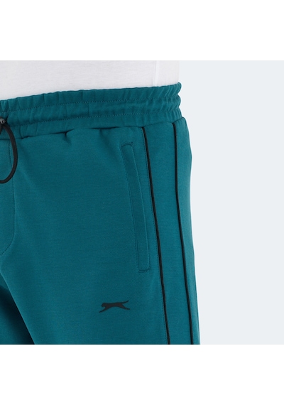 Slazenger VALARY Erkek Cepli Dar Paça Petrol Eşofman Altı
