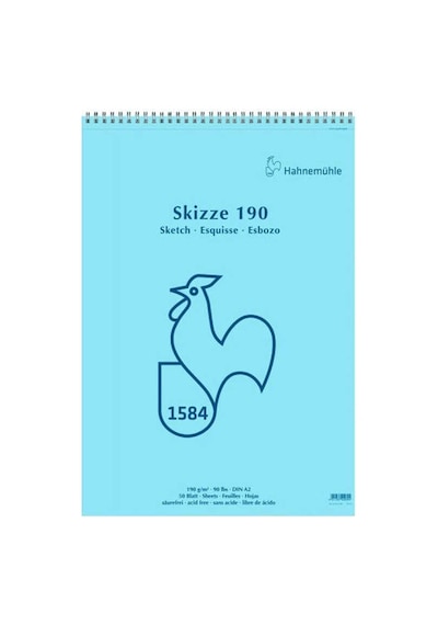 Sketch Pad Spiral 190g A2 50 Yaprak