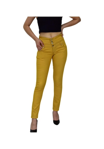 Kadın Yüksek Bel Kanvas Pantolon Bgl-st01575 001