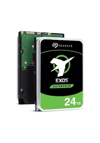 Seagate Exos X24 24tb Kurumsal Sabit Disk Hdd Sata 6gb/s 512mb Önbellek 7200 Rpm 512e Cmr 3.5in Sabit Disk St24000nm000h
