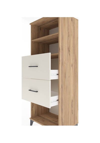 Hyperion Dolap 2 Raflı 2 Çekmeceli 60x44x163 Çam-aytaşı Çam