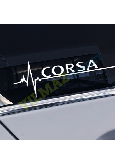 Kişiye Özel Size Özel Kalp Atışı Ritim Oto Sticker Etiket 2 Adet