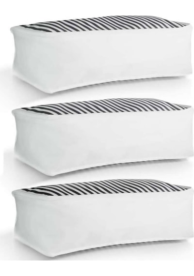 Vedsey 3'lü Set & 50x25x20 Cm Baza Altı Lacivert Hurç Lacivert
