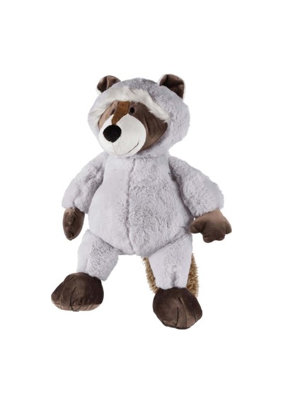 Peluş Rakun Ses Çıkaran Köpek Oyuncak 54 Cm - Gerçek Gibi Kuyruklu