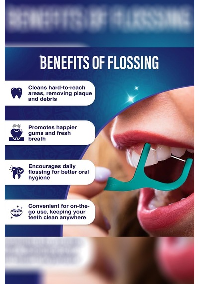 Gurunanda Fresh Floss Picks Çatal Diş İpi Kürdanlı 60 Adet