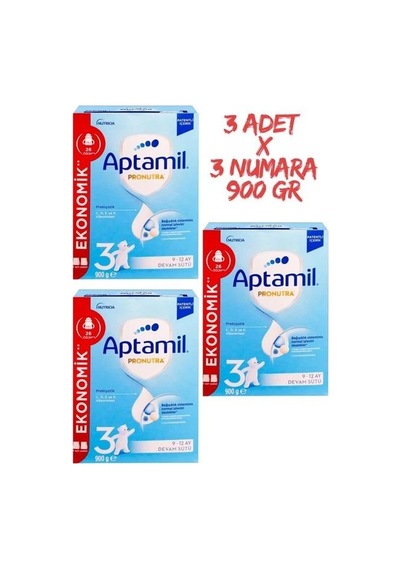 Aptamil Pronutra 3 Devam Sütü 900 G 3 Adet