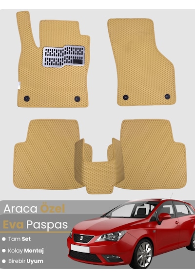 Seat Ibiza 2008-2017 Uyumlu Eva Paspas Tam Set Oto Paspas,araca Özel,kolay Montaj 559