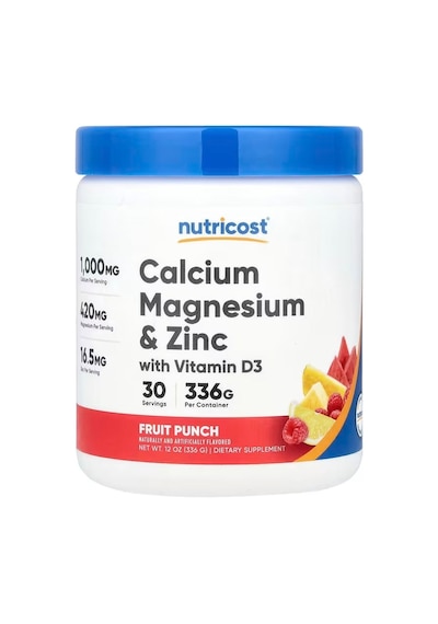 Nutricost, Calcium Magnesium & Zinc With Vitamin D3 - 336 Gram