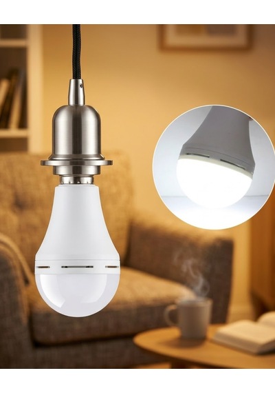 Elektrik Kesintisinde Yanan Şarjlı Led Ampul E27 6500k Güçlü Işık - Lisinya Diğer