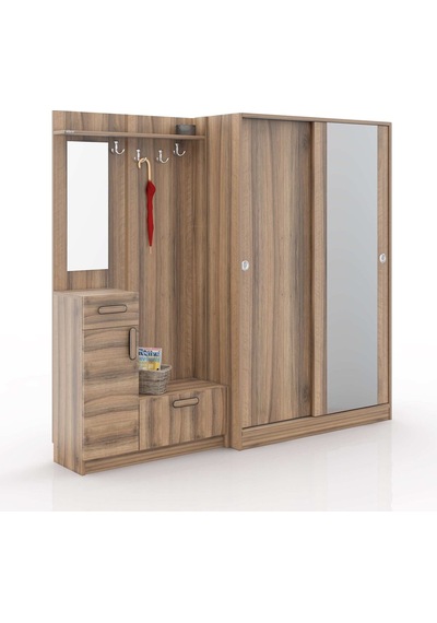 Abre Vm-36300 Dore Ceviz Vestiyer Portmanto