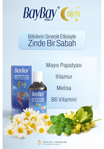 Night Bitkisel Damla B6 Lı 50 Ml