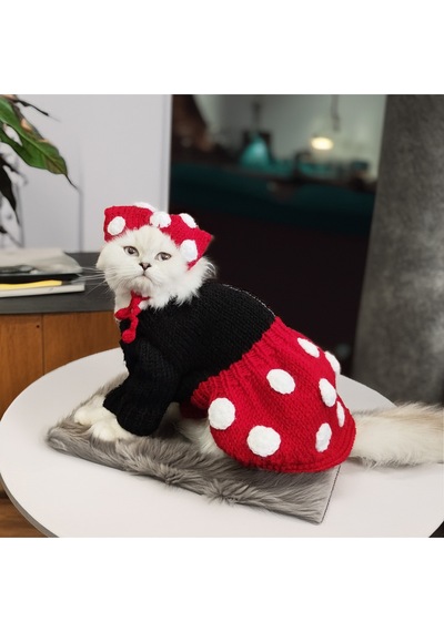 Kedi Ve Köpek İçin Minnie Mouse Kostümü