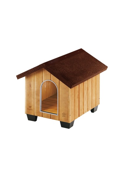 Domus Ahşap Çatılı Köpek Kulübesi Small 61x74,5x55 Cm