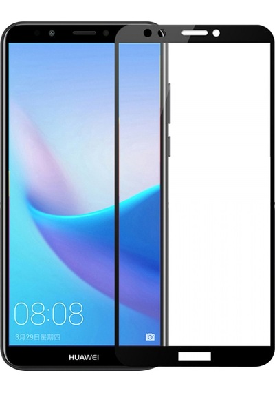 Nettech Huawei Y7 2018 Uyumlu 5d Glas Full Cam Koruyucu