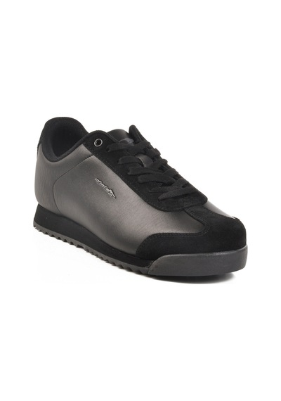 Siyah Memory Foam Unisex Spor Ayakkabı Peru G Siyah-siyah